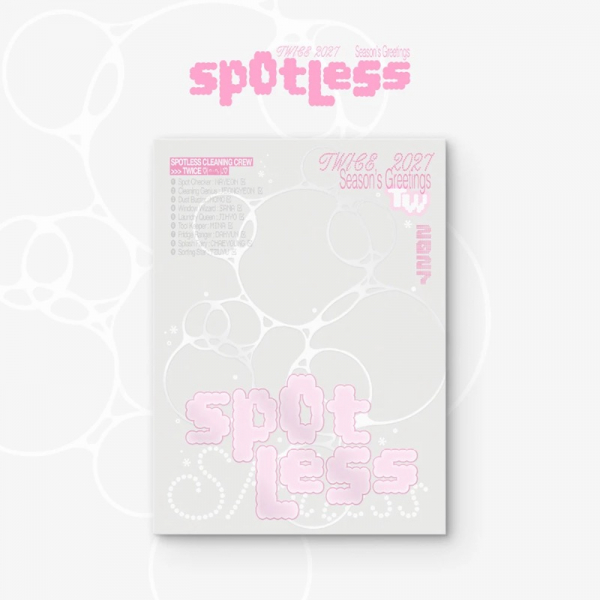 Twice - 2027 Seasons Greetings - Spotless + Apple i gruppen MERCHANDISE / Merch / Kommande / K-Pop hos Bengans Skivbutik AB (5693894)