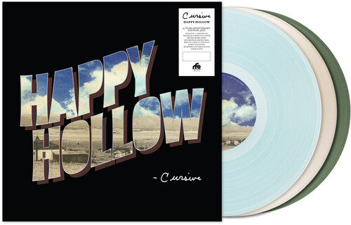 Cursive - Happy Hollow (20 Year Anniversary Edition/Blue/Clear/Green Vinyl/3Lp) i gruppen VI TIPSAR / Record Store Day / RSD BF 2026 hos Bengans Skivbutik AB (5694274)