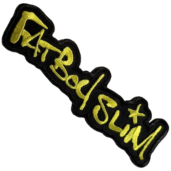 Fatboy Slim - Logo Woven Patch i gruppen MERCH / Accessoarer / Tygmärken hos Bengans Skivbutik AB (5694811)