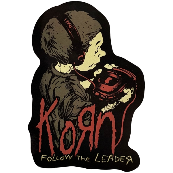 Korn - Follow The Leader Sticker i gruppen MERCHANDISE / Merch / Nyheter / Hårdrock hos Bengans Skivbutik AB (5694833)