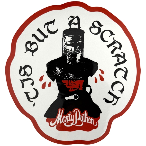 Monty Python - Scratch Sticker i gruppen MERCHANDISE / Merch / Nyheter / Film-Musikal hos Bengans Skivbutik AB (5694861)