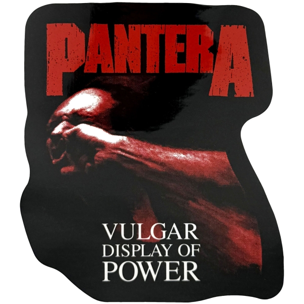 Pantera - Red Vulgar Sticker i gruppen MERCH / Prylar / Klistermärken hos Bengans Skivbutik AB (5694898)