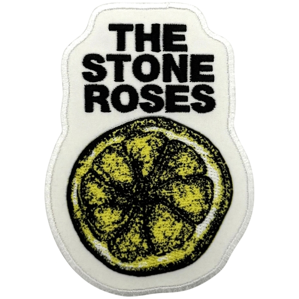 The Stone Roses - Logo & Lemon Woven Patch i gruppen MERCHANDISE / Tygmärke /  /  hos Bengans Skivbutik AB (5694934)