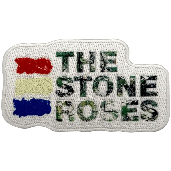 The Stone Roses - Paint Logo Woven Patch i gruppen MERCHANDISE / Tygmärke /  /  hos Bengans Skivbutik AB (5694935)