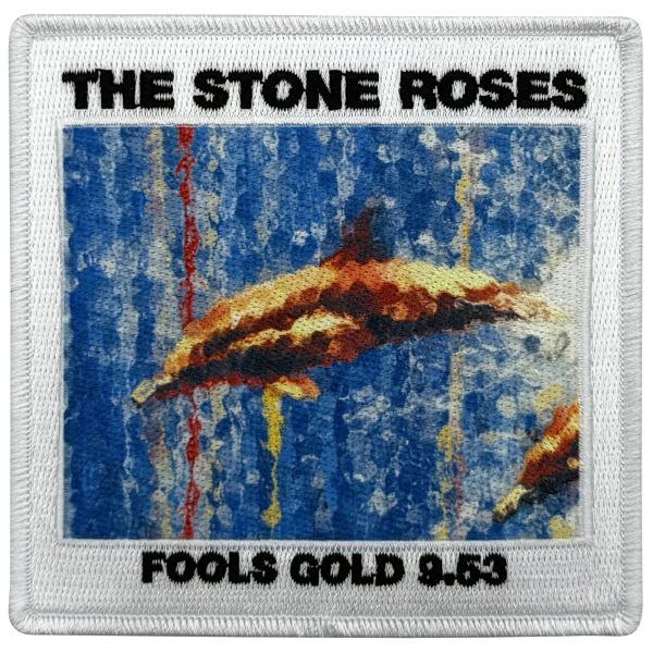 The Stone Roses - Fools Gold Woven Patch i gruppen MERCHANDISE / Tygmärke / / hos Bengans Skivbutik AB (5694936)