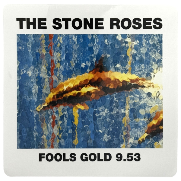 The Stone Roses - Fools Gold Sticker i gruppen MERCHANDISE / Merch / Nyheter / Pop-Rock hos Bengans Skivbutik AB (5694943)