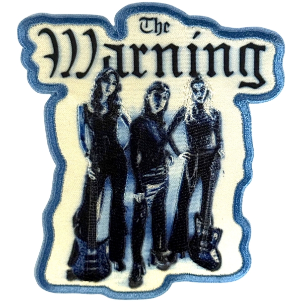 Warning - Blue Blur Woven Patch i gruppen MERCH / Accessoarer / Tygmärken hos Bengans Skivbutik AB (5694999)