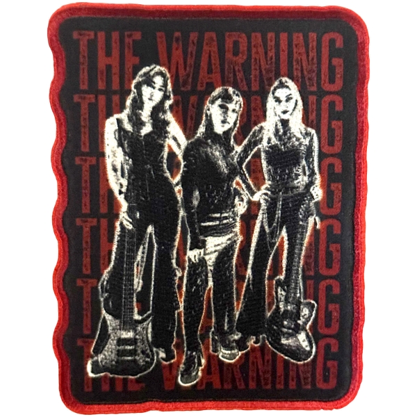 Warning - Stacked Woven Patch i gruppen MERCH / Accessoarer / Tygmärken hos Bengans Skivbutik AB (5695000)