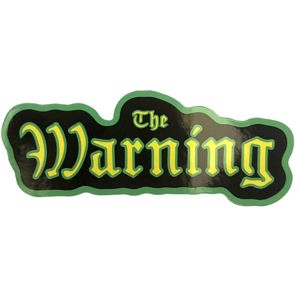 Warning - Logo Sticker i gruppen MERCHANDISE / Merch / Nyheter / Hårdrock hos Bengans Skivbutik AB (5695003)