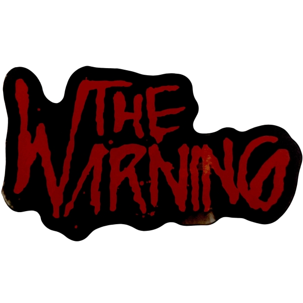 Warning - Splatter Logo Sticker i gruppen MERCHANDISE / Merch / Nyheter / Hårdrock hos Bengans Skivbutik AB (5695004)