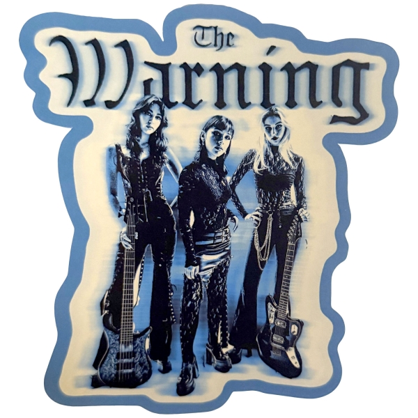 Warning - Blue Blur Sticker i gruppen MERCHANDISE / Merch / Nyheter / Hårdrock hos Bengans Skivbutik AB (5695005)