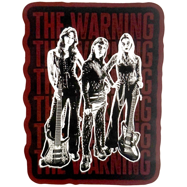 Warning - Stacked Sticker i gruppen MERCHANDISE / Merch / Nyheter / Hårdrock hos Bengans Skivbutik AB (5695006)