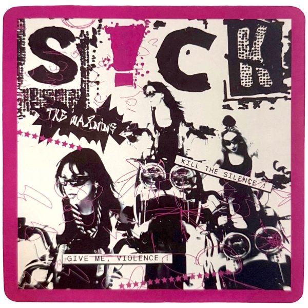 Warning - S!Ck Sticker i gruppen MERCHANDISE / Merch / Nyheter / Hårdrock hos Bengans Skivbutik AB (5695007)