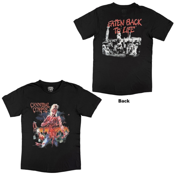 Cannibal Corpse - Eaten Back To Life Uni Bl T-Shirt i gruppen MERCHANDISE / T-shirt / Nyheter / Hårdrock hos Bengans Skivbutik AB (5695022r)