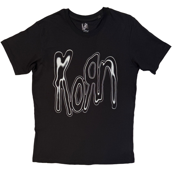 Korn - Metallic Logo Uni Bl T-Shirt i gruppen MERCH / Kläder / T-shirts hos Bengans Skivbutik AB (5695031r)
