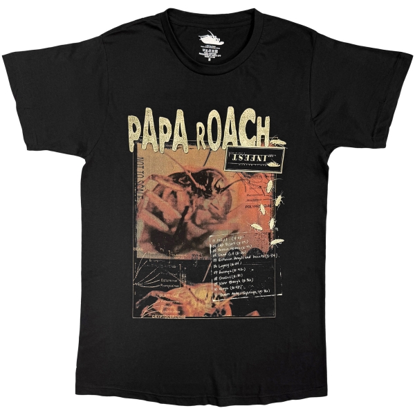 Papa Roach - Scraps Uni Bl T-Shirt i gruppen MERCHANDISE / T-shirt / Nyheter / Hårdrock hos Bengans Skivbutik AB (5695043r)