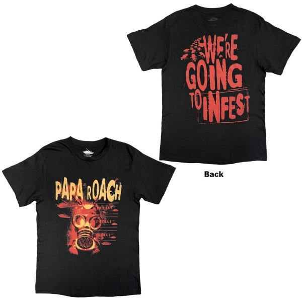 Papa Roach - Infest Uni Bl T-Shirt i gruppen MERCHANDISE / T-shirt / Nyheter / Hårdrock hos Bengans Skivbutik AB (5695044r)