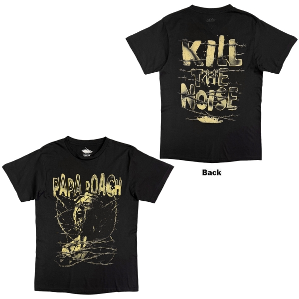 Papa Roach - Kill The Noise Uni Bl T-Shirt i gruppen MERCHANDISE / T-shirt / Nyheter / Hårdrock hos Bengans Skivbutik AB (5695045r)