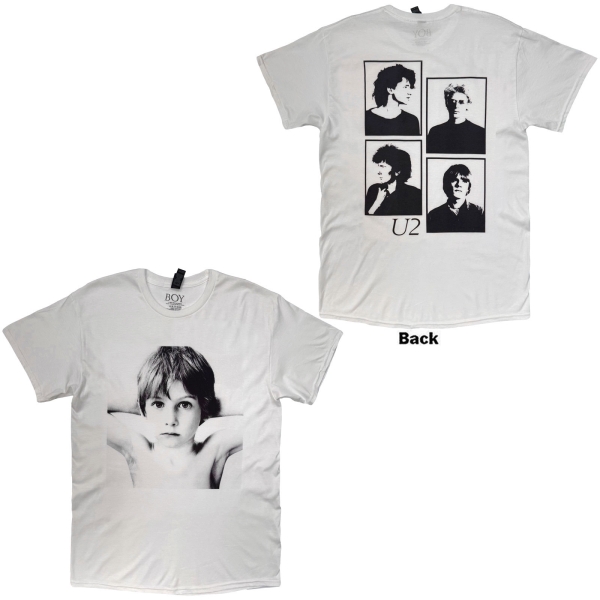 U2 - Boy Uni Wht T-Shirt i gruppen MERCH / Kläder / T-shirts hos Bengans Skivbutik AB (5695049r)