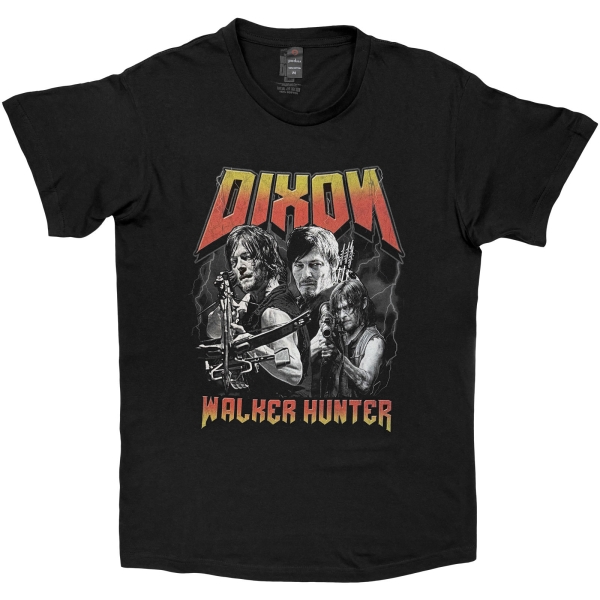 The Walking Dead - Walker Hunter Uni Bl T-Shirt i gruppen MERCHANDISE / T-shirt / Nyheter / Film-Musikal hos Bengans Skivbutik AB (5695332r)