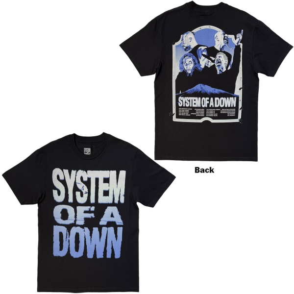 System Of A Down - Mount Ararat Tour 26 Uni Bl T-Shirt i gruppen MERCHANDISE / T-shirt / Nyheter / Hårdrock hos Bengans Skivbutik AB (5695354r)