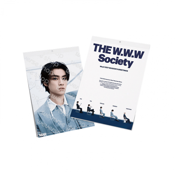 WayV - 2027 Seasons Greetings (Wall Calendar) i gruppen MERCHANDISE / Merch / Kommande / K-Pop hos Bengans Skivbutik AB (5695499)