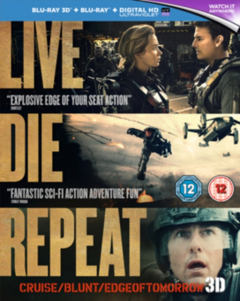 Movie - Edge Of Tomorrow i gruppen FILM / Film Blu-ray 3D / Science Fiction hos Bengans Skivbutik AB (5695502)