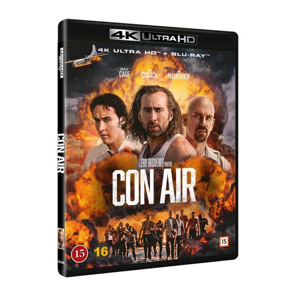 Movie - Con Air (4K UHD + Blu-ray) i gruppen FILM / Film UHD-4K / Action hos Bengans Skivbutik AB (5695511)