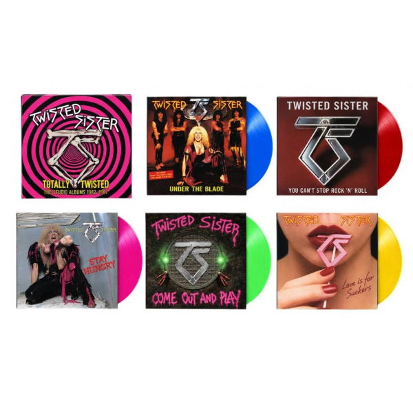 Twisted Sister - Totally Twisted - The Studio Albums (5LP Boxset) i gruppen VINYL / Kommande / Hårdrock,Pop-Rock hos Bengans Skivbutik AB (5696133)
