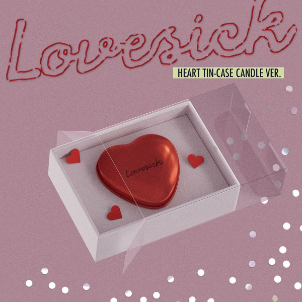 Chaeryeong - Lovesick (Heart Tin-Case Candle Ver.) i gruppen CD / Kommande / K-Pop hos Bengans Skivbutik AB (5696501)