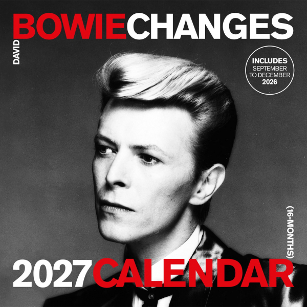 David Bowie - 2027 (Changes) 30X30 Square Calendar i gruppen MERCH / Prylar / Kalendrar hos Bengans Skivbutik AB (5696518)