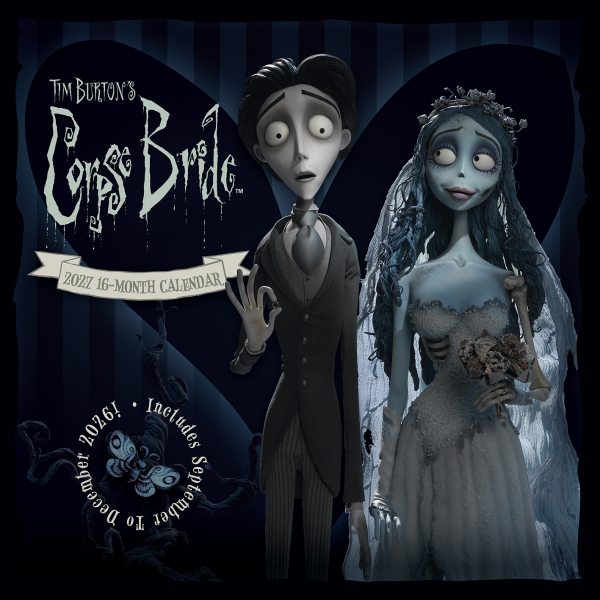 Corpse Bride - 2027 30X30 Square Calendar i gruppen MERCH / Prylar / Kalendrar hos Bengans Skivbutik AB (5696523)