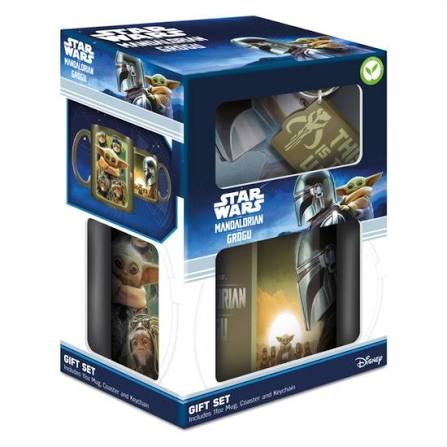 The Mandalorian - Bounty Hunters Gift Set (Mug, Coaster, Keychain) i gruppen MERCH / Hem & inredning / Muggar hos Bengans Skivbutik AB (5696530)