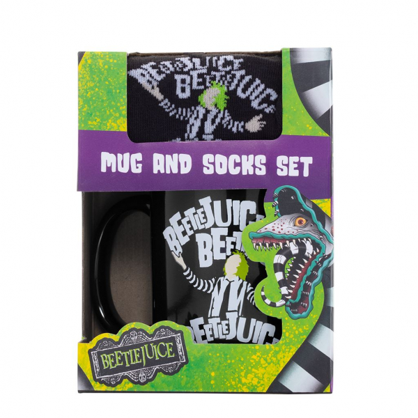 Beetlejuice - Mug & Sock Set i gruppen MERCH / Hem & inredning / Muggar hos Bengans Skivbutik AB (5696533)