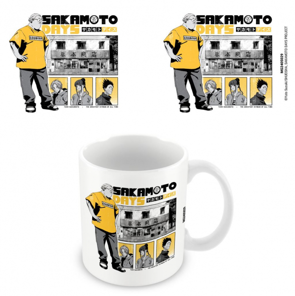 Sakamoto Days  - Hitman White Pod Mug i gruppen MERCH / Hem & inredning / Muggar hos Bengans Skivbutik AB (5696536)