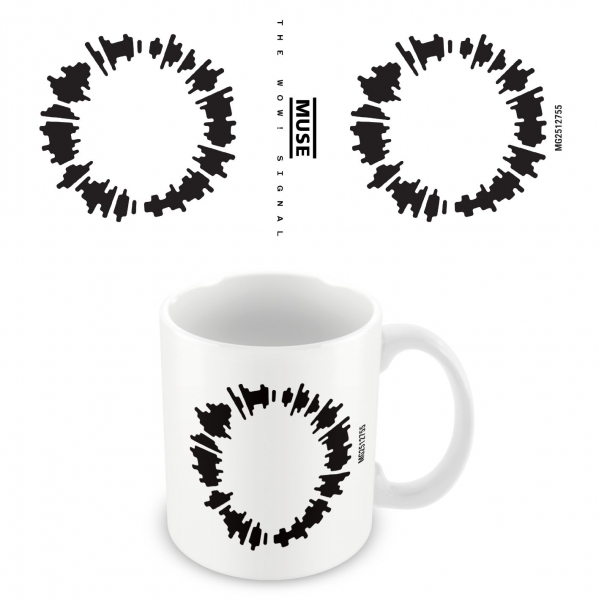 Muse - Soundwave White Pod Mug i gruppen MERCH / Hem & inredning / Muggar hos Bengans Skivbutik AB (5696546)