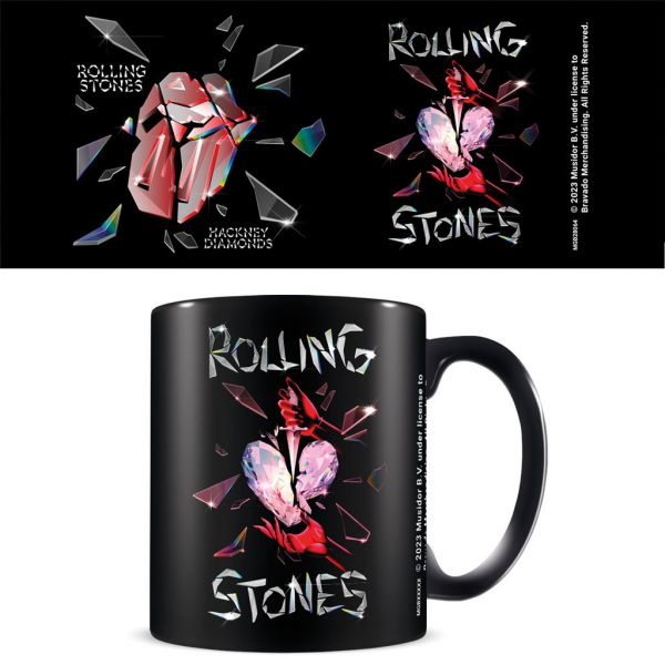 The Rolling Stones - Hackney Diamonds Black Pod Mug i gruppen MERCH / Hem & inredning / Muggar hos Bengans Skivbutik AB (5696550)