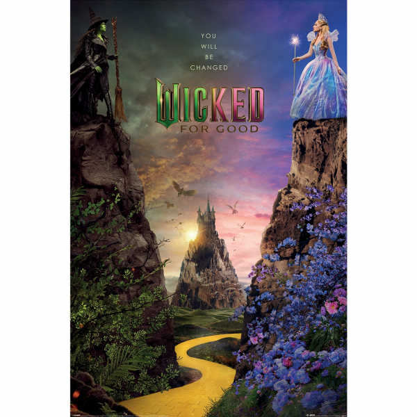 Wicked - Key Art Movie Poster Maxi Poster 91,5 X 61 Cm i gruppen MERCH / Posters hos Bengans Skivbutik AB (5696559)