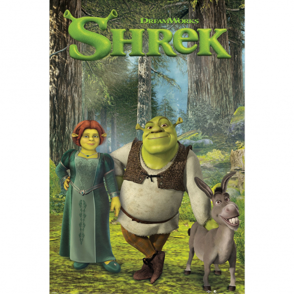 Shrek - Core Group Maxi Poster 91,5 X 61 Cm i gruppen MERCH hos Bengans Skivbutik AB (5696567)