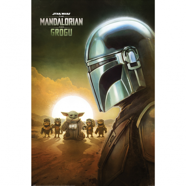 The Mandalorian - Grogu (Sunset) Maxi Poster 91,5 X 61 Cm i gruppen MERCH / Posters hos Bengans Skivbutik AB (5696572)