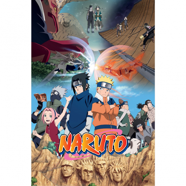 Naruto - Divided Maxi Poster 91,5 X 61 Cm i gruppen MERCH / Posters hos Bengans Skivbutik AB (5696579)