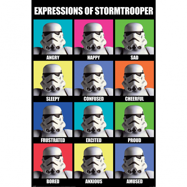 Star Wars - Expression Of Stormtrooper Maxi Poster 91,5 X 61 Cm i gruppen MERCH / Posters hos Bengans Skivbutik AB (5696580)