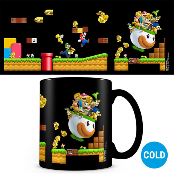 Super Mario - Gold Coin Rush Heat Change Mug i gruppen MERCH / Hem & inredning / Muggar hos Bengans Skivbutik AB (5696597)