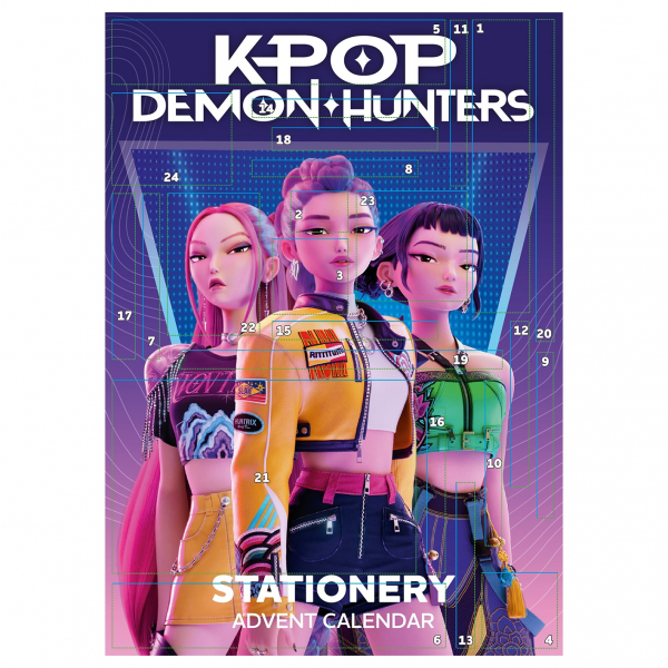 K-Pop Demon Hunters - Advent Calendar 2027 Portrait  i gruppen MERCH / Prylar / Kalendrar hos Bengans Skivbutik AB (5696600)