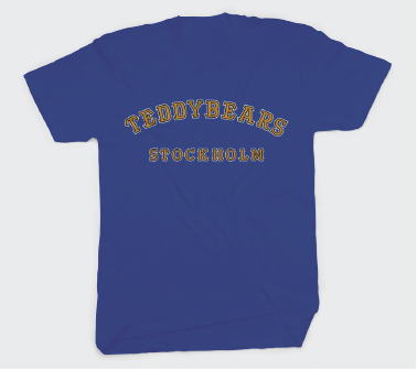 Teddybears - Stockholm (Blue) i gruppen MERCH / Kläder / T-shirts hos Bengans Skivbutik AB (5696649r)