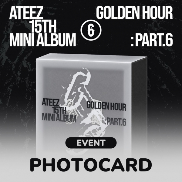 Ateez - Golden Hour : Part.6 (Earphone Charm Ver.) + WM i gruppen MERCHANDISE / Merch+Code / Kommande / K-Pop hos Bengans Skivbutik AB (5696766)