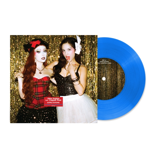 Olivia Rodrigo (Feat. Chappell Roan) - Expectations (La Behavior Blue Translucent Vinyl) i gruppen VINYL / Kommande / Pop-Rock hos Bengans Skivbutik AB (5697254)