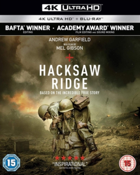 Movie - Hacksaw Ridge i gruppen FILM / Film UHD-4K / Drama hos Bengans Skivbutik AB (5697345)