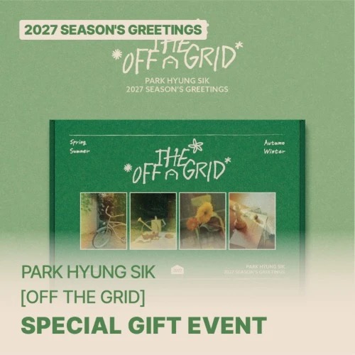 Park Hyung Sik - 2027 Seasons Greetings Off The Grid + SW i gruppen MERCHANDISE / Merch / Kommande / K-Pop hos Bengans Skivbutik AB (5697569)