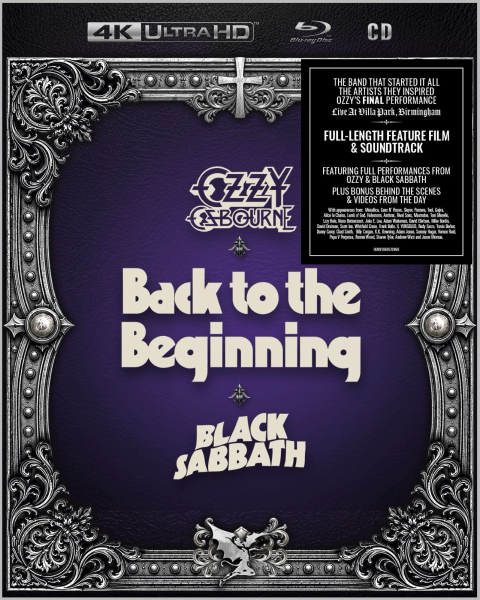 Ozzy Osbourne & Black Sabbath - Back To The Beginning (CD, 4K Ultra HD & HD Blu-ray Boxset) i gruppen MUSIK / CD+Blu-ray / Hårdrock hos Bengans Skivbutik AB (5697958)